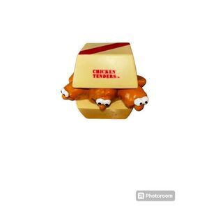 Vintage toy lot - Daffy Duck, big bird, swamp boat, chicken nuggets